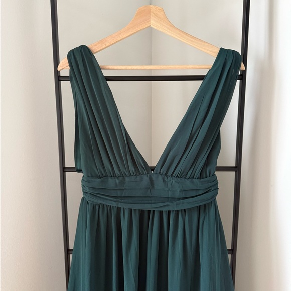 Lulu’s Heavenly Hues Forest Green Maxi Dress, size S - Picture 6 of 8